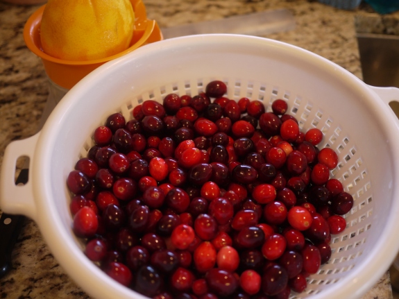 Rinsed Cranberries